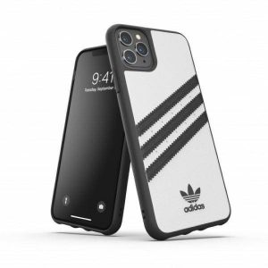 Husa mulata Adidas PU iPhone 11 Pro Max biało-czarny/alb-negru 36292