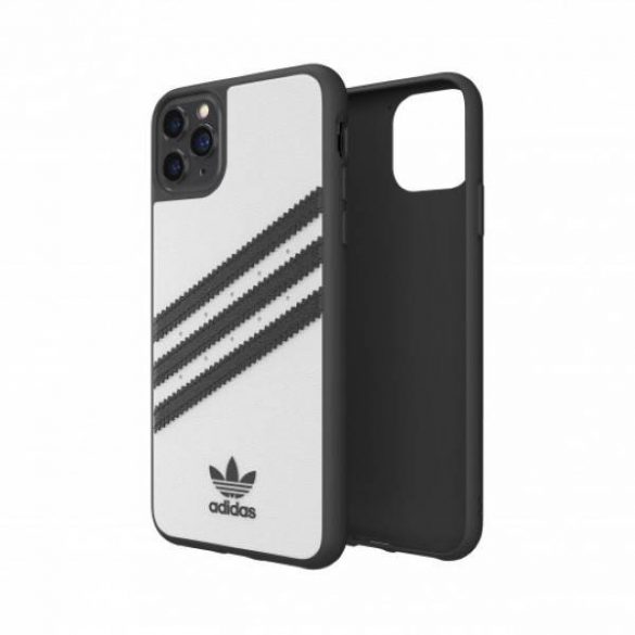 Husa mulata Adidas PU iPhone 11 Pro Max biało-czarny/alb-negru 36292