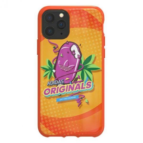 Husă mulată Adidas BODEGA pentru iPhone 11 Pro portocaliu/pomarańczowy 36340