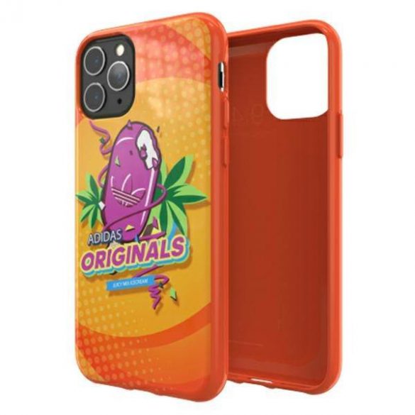 Husă mulată Adidas BODEGA pentru iPhone 11 Pro portocaliu/pomarańczowy 36340