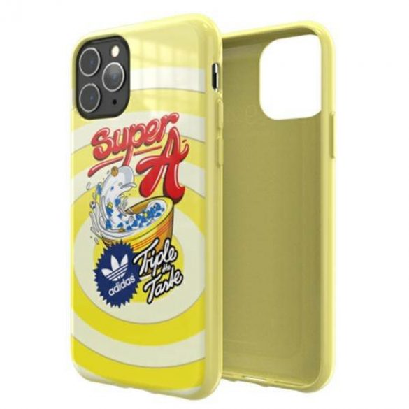 Husă Adidas Molded Case BODEGA iPhone 11 Pro galben/zółty 36343 husă