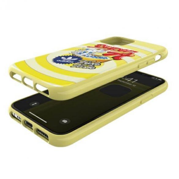 Husă Adidas Molded Case BODEGA iPhone 11 Pro galben/zółty 36343 husă