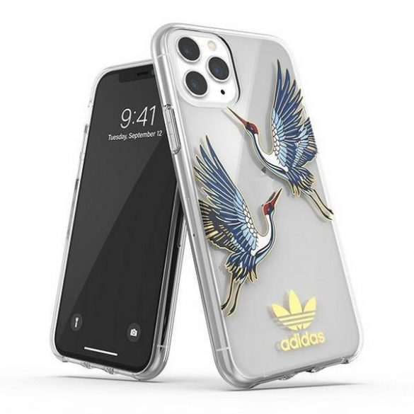 Husă Adidas OR Clear CNY iPhone 11 Pro złoty/aurie 37769