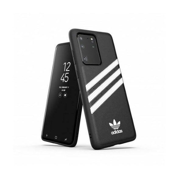 Adidas OR Moudled husă PU Samsung G988 S20 Ultra negru-alb / negru-alb 38621 husă