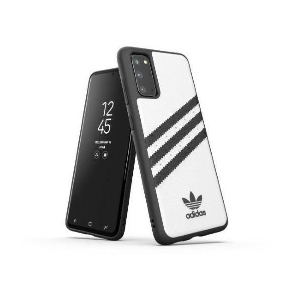 Husă Adidas OR Mudled PU Samsung G980 S20 biało-czarny/alb-negru 38622