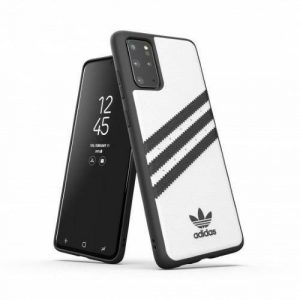 Husă Adidas OR Mudled PU Samsung S20+ biały czarny/alb negru 38623