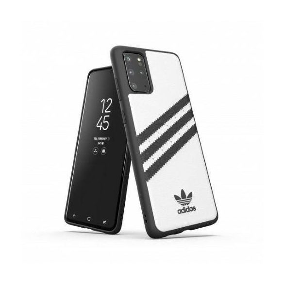 Husă Adidas OR Mudled PU Samsung S20+ biały czarny/alb negru 38623