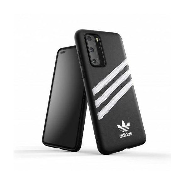 Husă Adidas OR Molded PU SS20 Huawei P40 biały/negru alb 39061