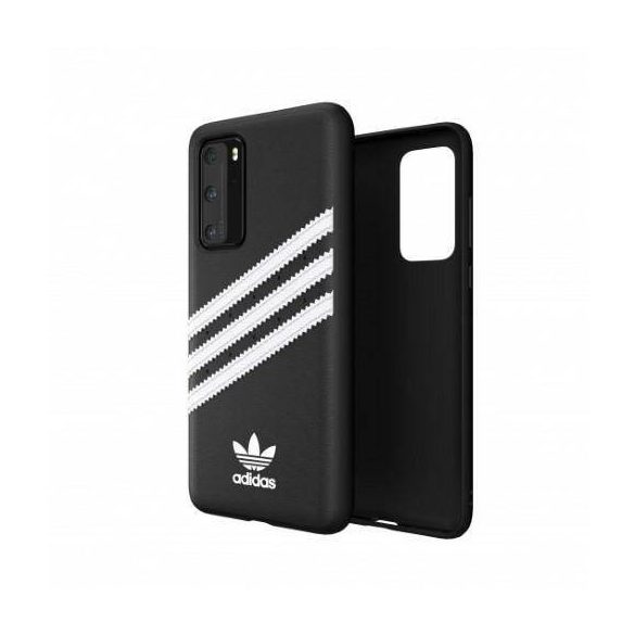 Husă Adidas OR Molded PU SS20 Huawei P40 biały/negru alb 39061