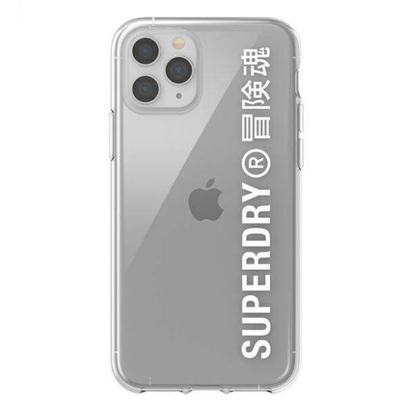 Husa SuperDry Snap iPhone 11 Pro Max Clear Ca se biały/white 41580