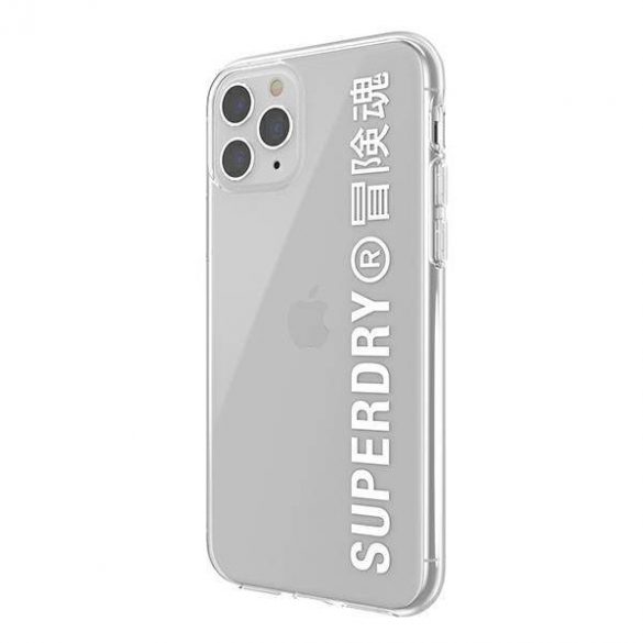 Husa SuperDry Snap iPhone 11 Pro Max Clear Ca se biały/white 41580