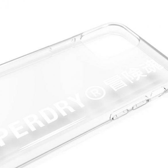 Husa SuperDry Snap iPhone 11 Pro Max Clear Ca se biały/white 41580