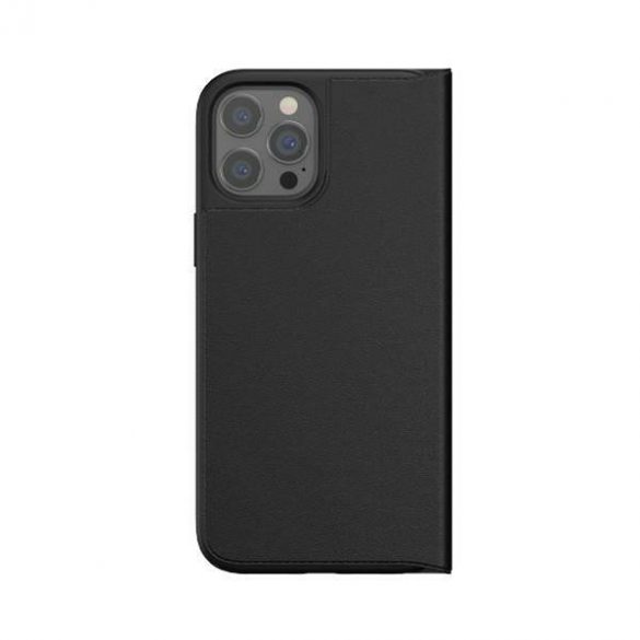 Husă Adidas OR Booklet BASIC iPhone 12 Pro Max 6,7" biały/negru alb 42228