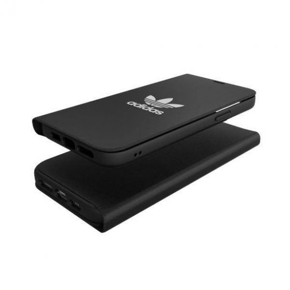 Husă Adidas OR Booklet BASIC iPhone 12 Pro Max 6,7" biały/negru alb 42228