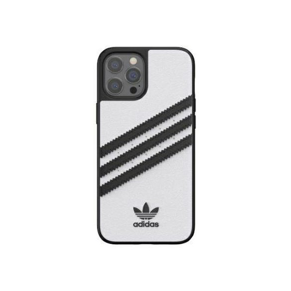 Husă Adidas OR Mulata PU iPhone 12 Pro Max biało-czarny/alb-negru 42239