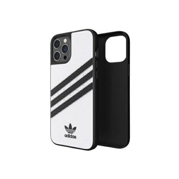 Husă Adidas OR Mulata PU iPhone 12 Pro Max biało-czarny/alb-negru 42239