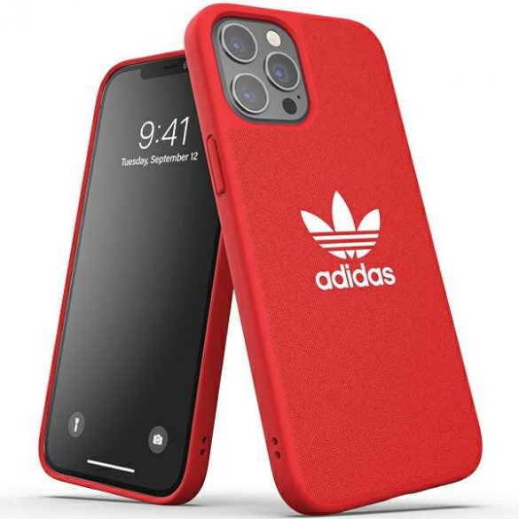 Adidas Moulded husă Canvas iPhone 12 Pro Max roșu / roșu 42270