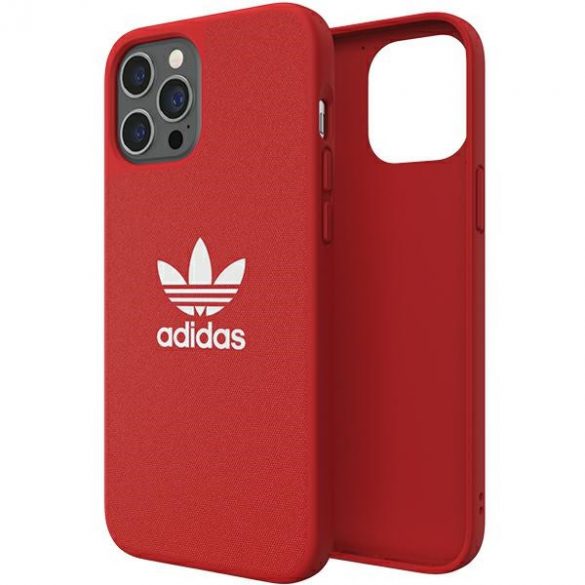 Adidas Moulded husă Canvas iPhone 12 Pro Max roșu / roșu 42270