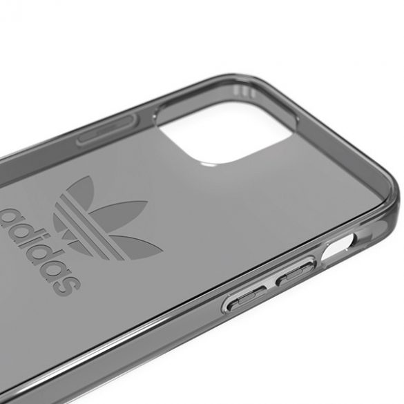 Husă transparentă Adidas OR Protective iPhone 12/12 Pro czarny przezroczysty/smokey black 42385