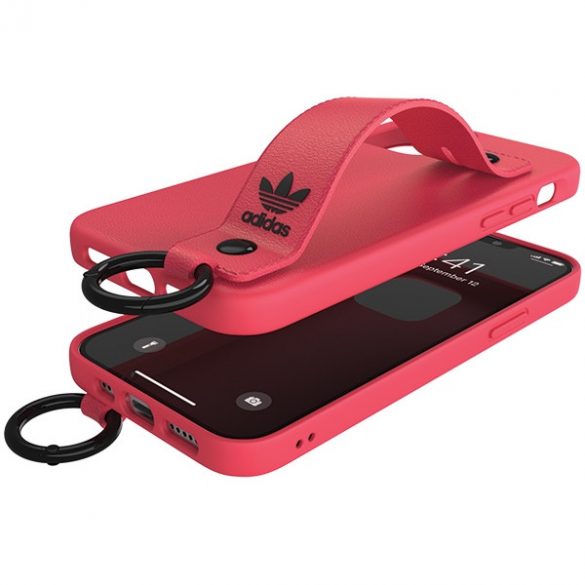 Husă Adidas OR cu curea de mână iPhone 12/12 Pro 6,1 rożowy/roz 42397"