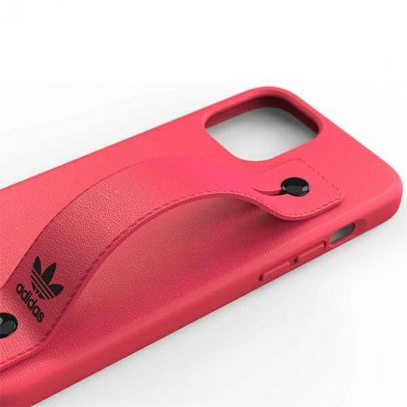 Husă Adidas OR cu curea de mână pentru iPhone 12 Pro Max rożowy/roz semnal 42398