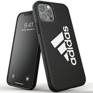 Husă sport emblematică Adidas SP iPhone 12/ 12 Pro czarny/negru 42461