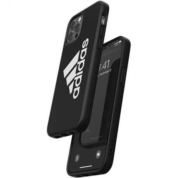 Husă sport emblematică Adidas SP iPhone 12/ 12 Pro czarny/negru 42461