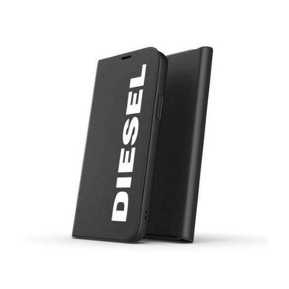 Husă Diesel Booklet Husă Core iPhone 12/12 Pro czarno-biały/negru-alb 42486