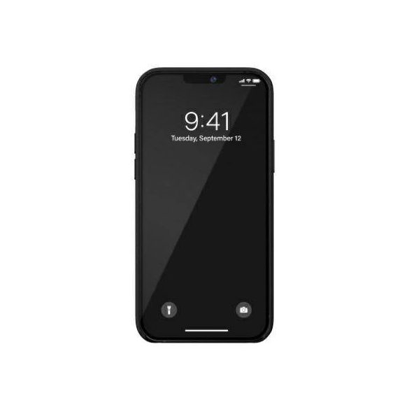 Husă modelată Diesel Husă Premium Leather Wrap pentru iPhone 12 Pro Max czarny/negru 42517