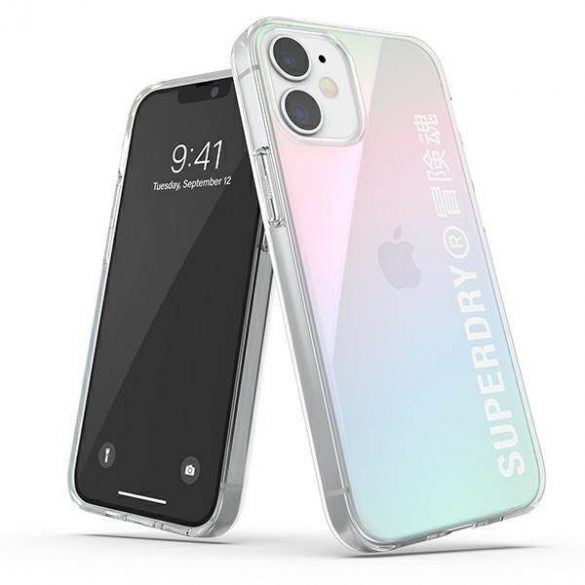 Husa SuperDry Snap iPhone 12 mini Clear Case Gradient 42598