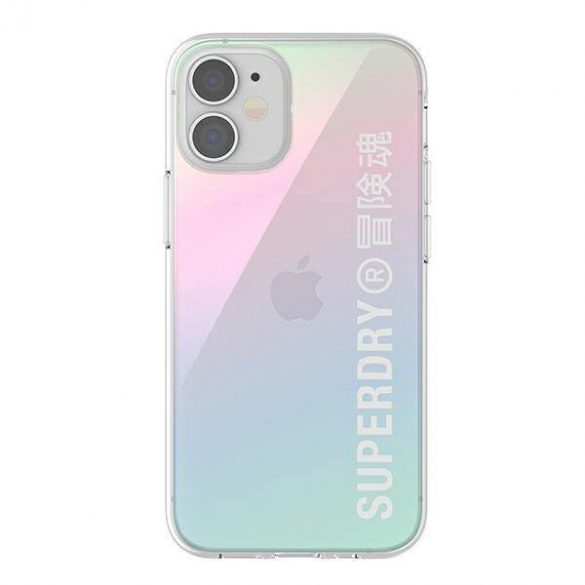 Husa SuperDry Snap iPhone 12 mini Clear Case Gradient 42598