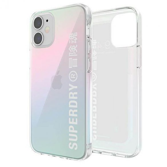 Husa SuperDry Snap iPhone 12 mini Clear Case Gradient 42598