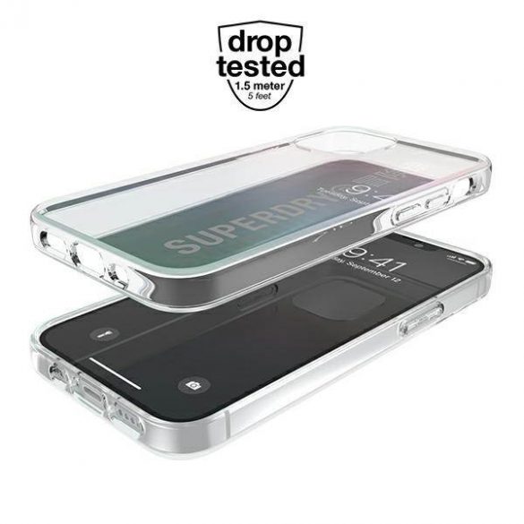 Husa SuperDry Snap iPhone 12 mini Clear Case Gradient 42598