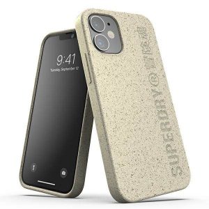 Husă compostabilă SuperDry Snap iPhone 12 mini husă piaskowy/sand 42623