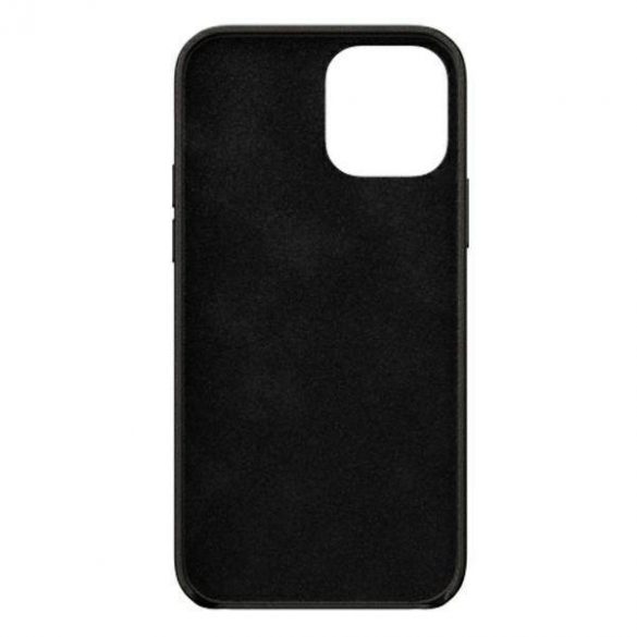 Husă Bugatti Porto Full Wrap pentru iPhone 12 Pro Max czarny/negru 42646