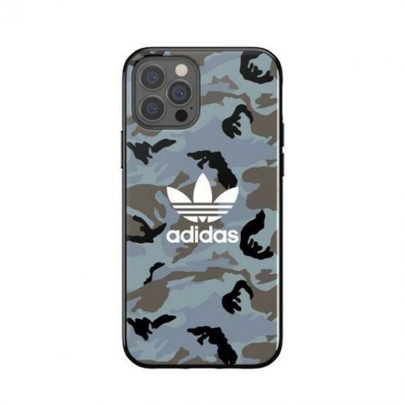 Husă Adidas OR SnapCase Camo iPhone 12/12 Pro niebiesko/czarny 43702