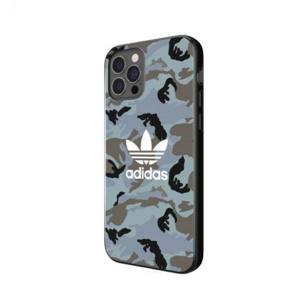 Husă Adidas OR SnapCase Camo iPhone 12/12 Pro niebiesko/czarny 43702