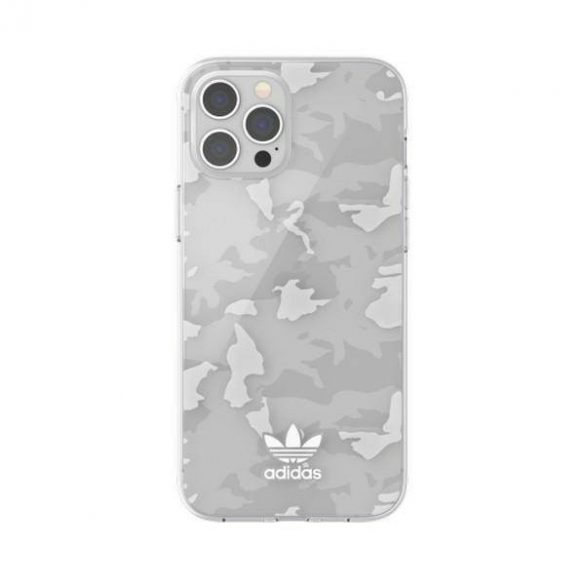 Husă Adidas OR SnapCase Camo iPhone 12 Pro Ma x przezroczysty/biły 43706