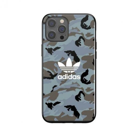 Husă Adidas OR SnapCase Camo iPhone 12 Pro Ma x niebiesko/czarny 43703