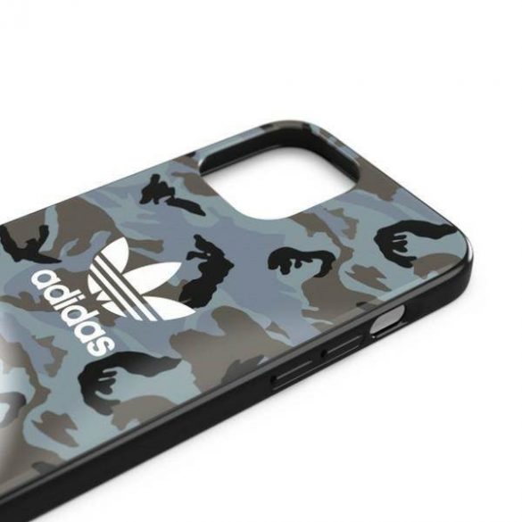 Husă Adidas OR SnapCase Camo iPhone 12 Pro Ma x niebiesko/czarny 43703