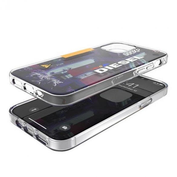 Husă Diesel Clear Mad Dog Jones AOP iPhone 12/12 Pro multicolor/colorat 44324