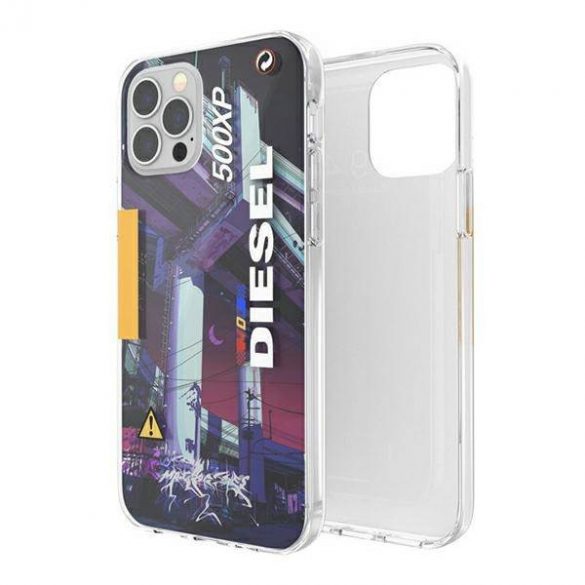 Husă Diesel Clear Mad Dog Jones AOP iPhone 12/12 Pro multicolor/colorat 44324