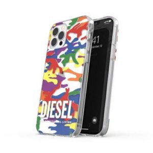 Husă Diesel Clear Husă Pride Camo AOP iPhone 12 Pro Max multicolor/colorat 44333