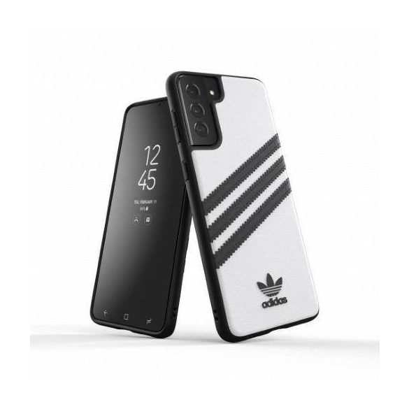 Adidas OR Moudled Husă PU SS21 G996 Samsung S21+ alb-negru / alb-negru 44762 husă