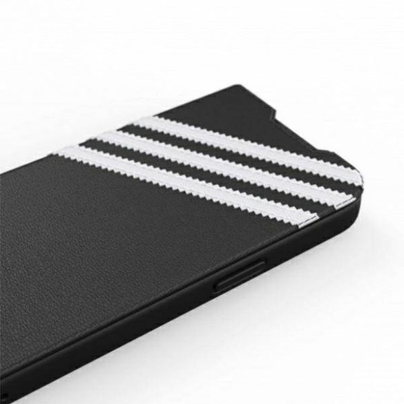 Husă Adidas OR Booklet PU iPhone 13 Pro / 13 6,1" biały/negru alb 47112