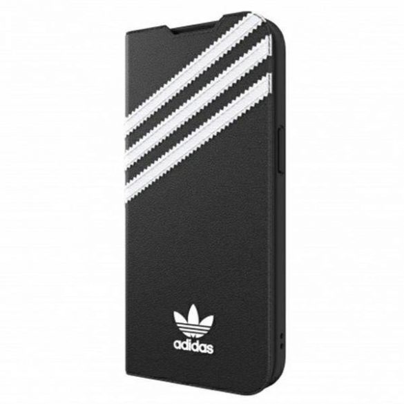 Husă Adidas OR Booklet PU iPhone 13 Pro / 13 6,1" biały/negru alb 47112