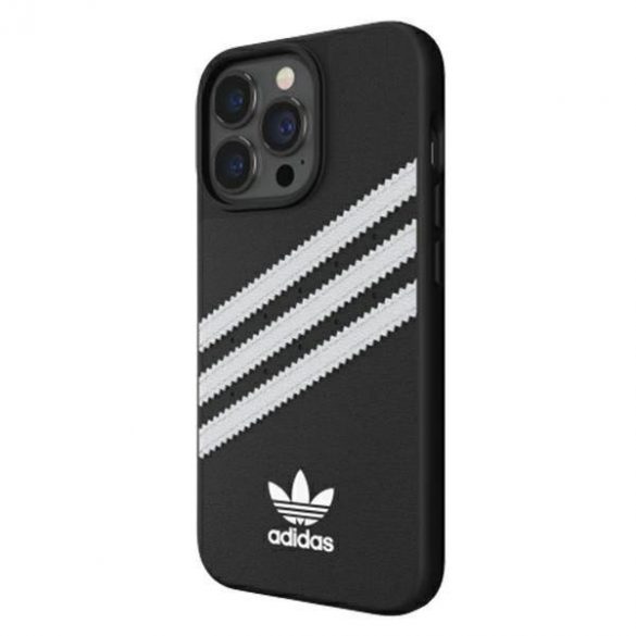 Adidas ORHusămulată PU iPhone 13 Pro / 13 6,1" negru alb / negru alb 47114 husă