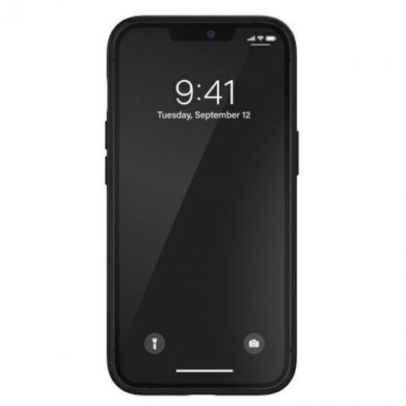 Adidas ORHusămulată PU iPhone 13 Pro / 13 6,1" negru alb / negru alb 47114 husă