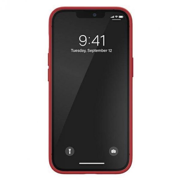 Adidas OR Modelat husă PU iPhone 13 Pro / 13 6,1" roșu/ roșu 47117 husă