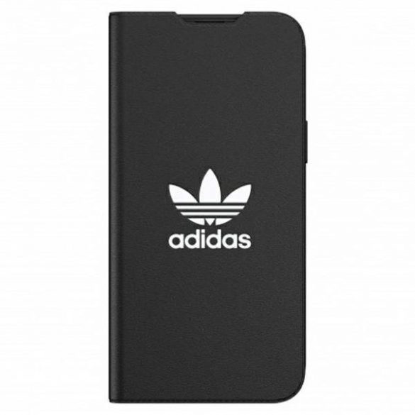 Husă Adidas OR Booklet BASIC iPhone 13 Pro Max 6,7" bialy/negru alb 47127